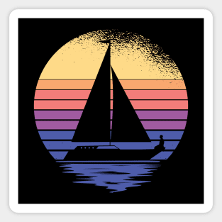 retro sunny beach in Philadelphia Magnet